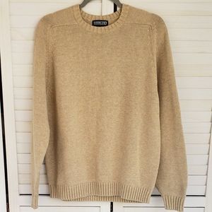 Lands' End Men's Crewneck Sweater - Beige